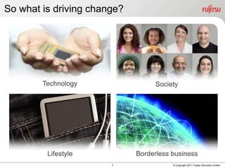 So what is driving change?




        Technology                Society




         Lifestyle           Borderless busin...