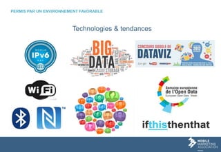 PERMIS PAR UN ENVIRONNEMENT FAVORABLE
Technologies & tendances
 