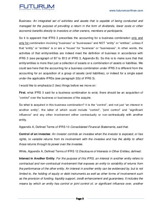 Common Control Transactions Or Business Combinations Under Common Con How To Write A Thesis Essay also Project Management Website High School Essays