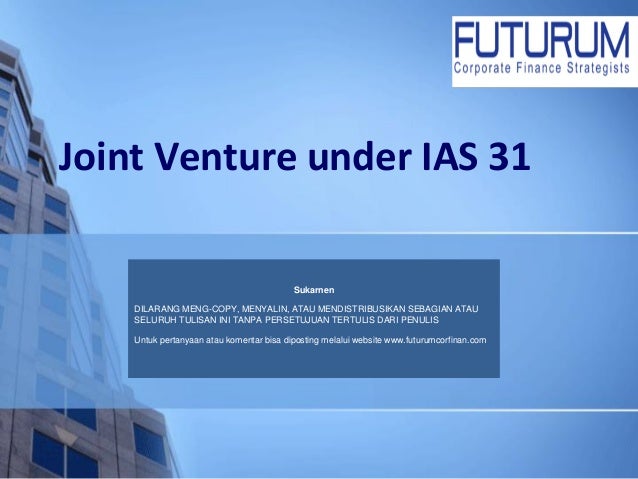 Futurum Joint Venture Under Ias 31