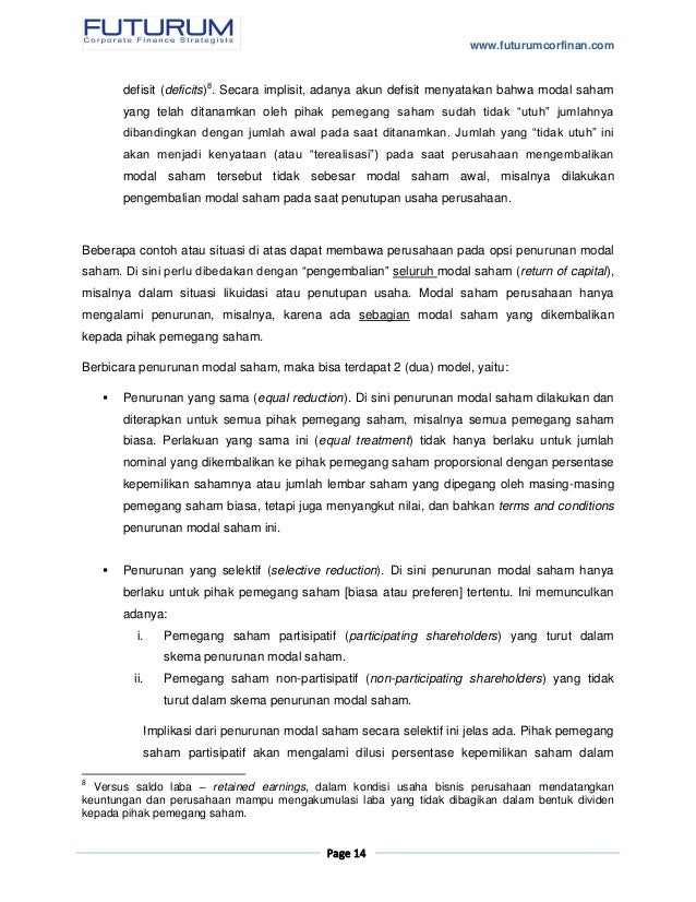 Opsi saham saat perusahaan menjadi pribadi