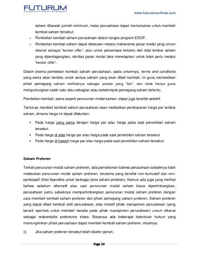 Opsi saham dan kinerja perusahaan
