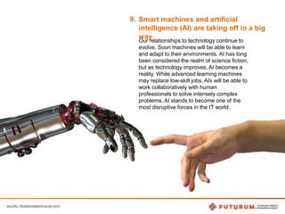 Our relationships to technology continue to
evolve. Soon machines will be able to learn
and adapt to their environments. A...