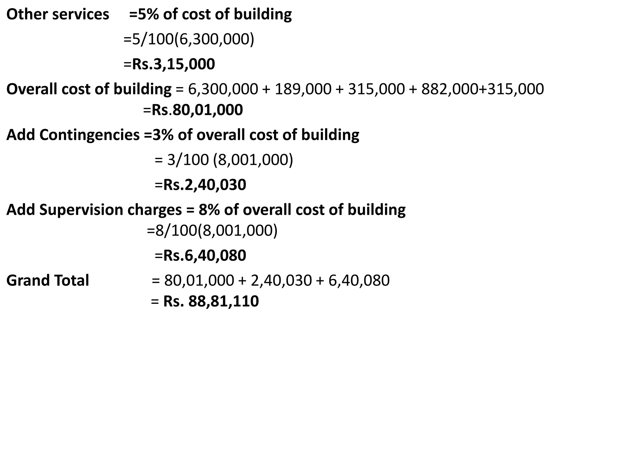 Approximate estimate | PPTX