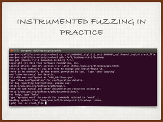 [Wroclaw #4] Fuzzing - underestimated method of finding hidden bugs | PDF