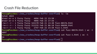 Crash File Reduction
 