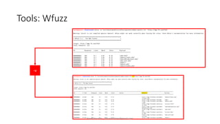 Tools: Wfuzz
-v
Alper Basaran - basaranalper@gmail.com
 