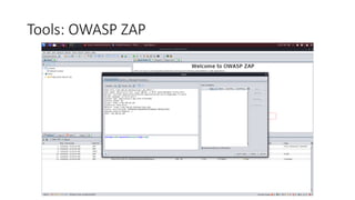 Tools: OWASP ZAP
Alper Basaran - basaranalper@gmail.com
 