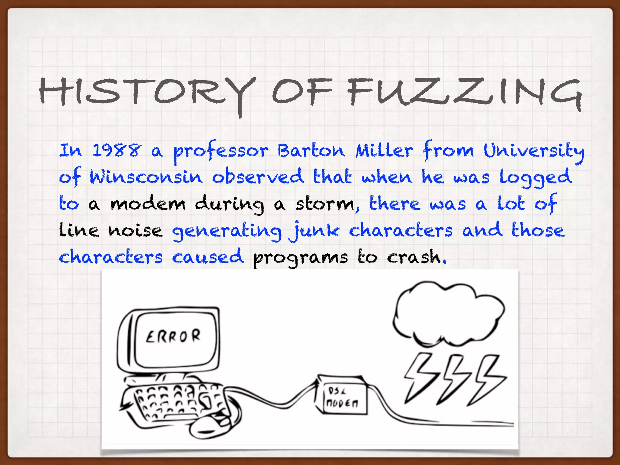IN OTHER WORDS…
A child noticed
unwatched dad’s phone…
A child has found a
chain of instructions
to crash a phone.
 