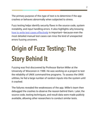 AI-Powered Fuzz Testing: The Future of QA | PDF