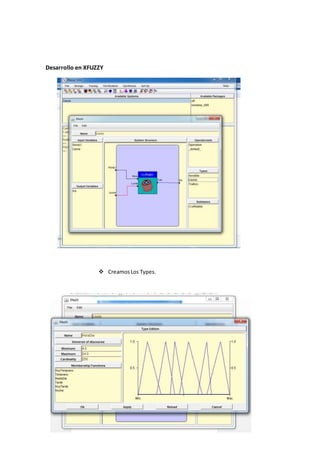 Desarrollo en XFUZZY
 CreamosLos Types.
 