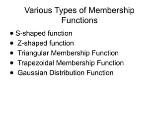 Z Shape Function An Introduction to Fuzzy Set Theory and Its Applications | PPTX