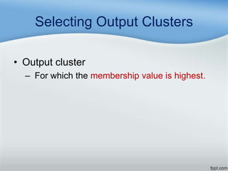 Fuzzy clustering of sentence | PPTX