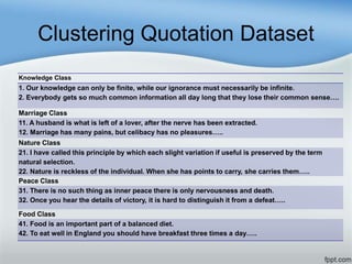 Fuzzy clustering of sentence | PPTX