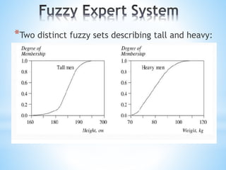 *Two distinct fuzzy sets describing tall and heavy:
 