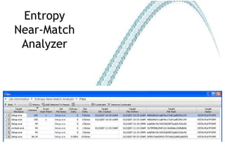 Entropy Near-Match Analyzer 