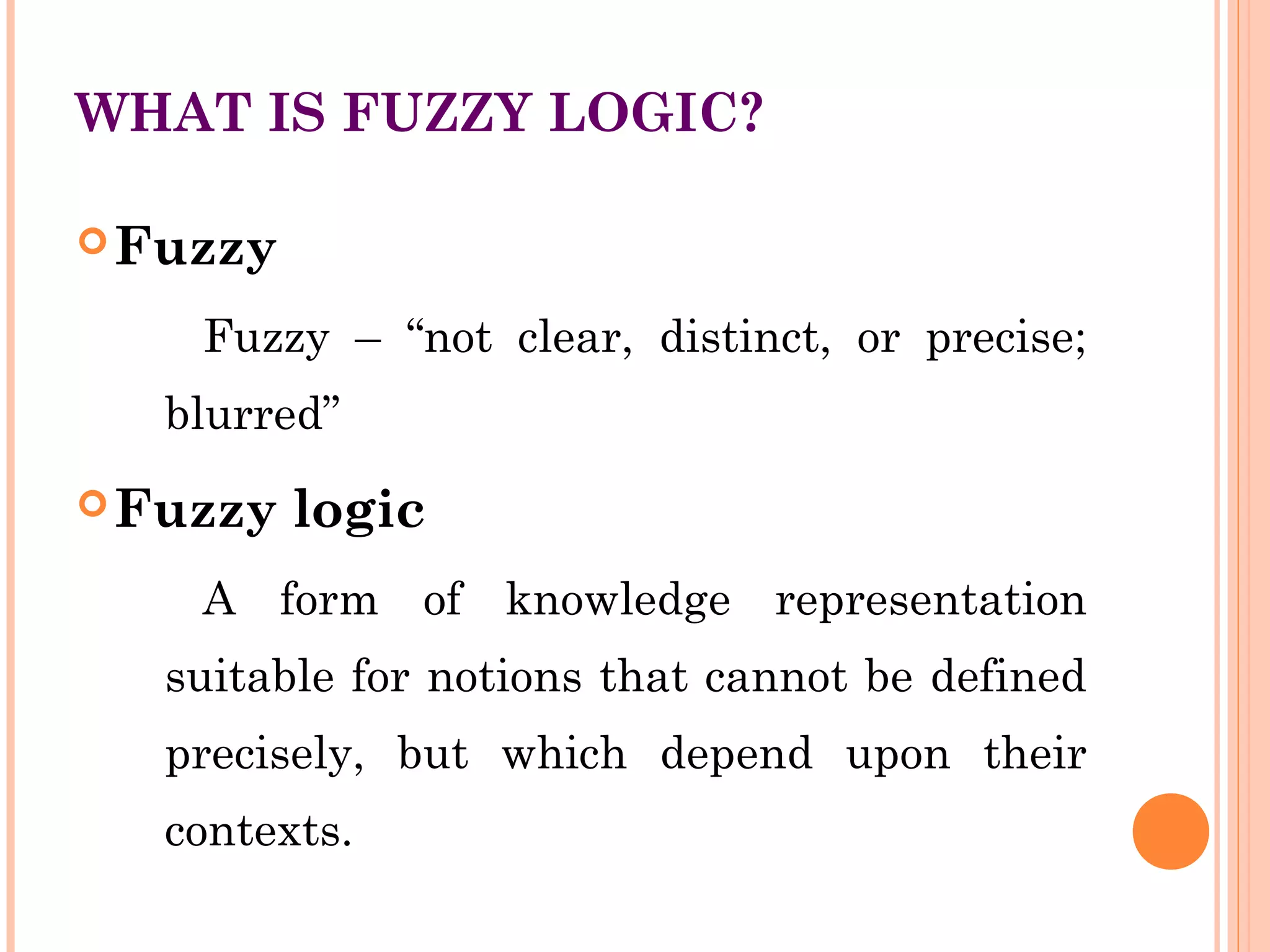 Fuzzy control and its applications | PPT
