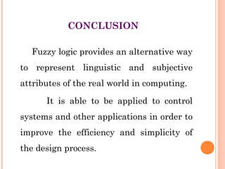 Fuzzy control and its applications | PPT