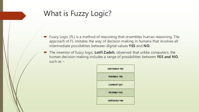Fuzzy logic system