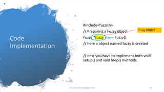 Fuzzy logic with Arduino | PPTX
