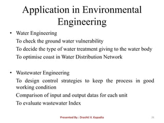 Fuzzy logic and its application in environmental engineering | PPTX