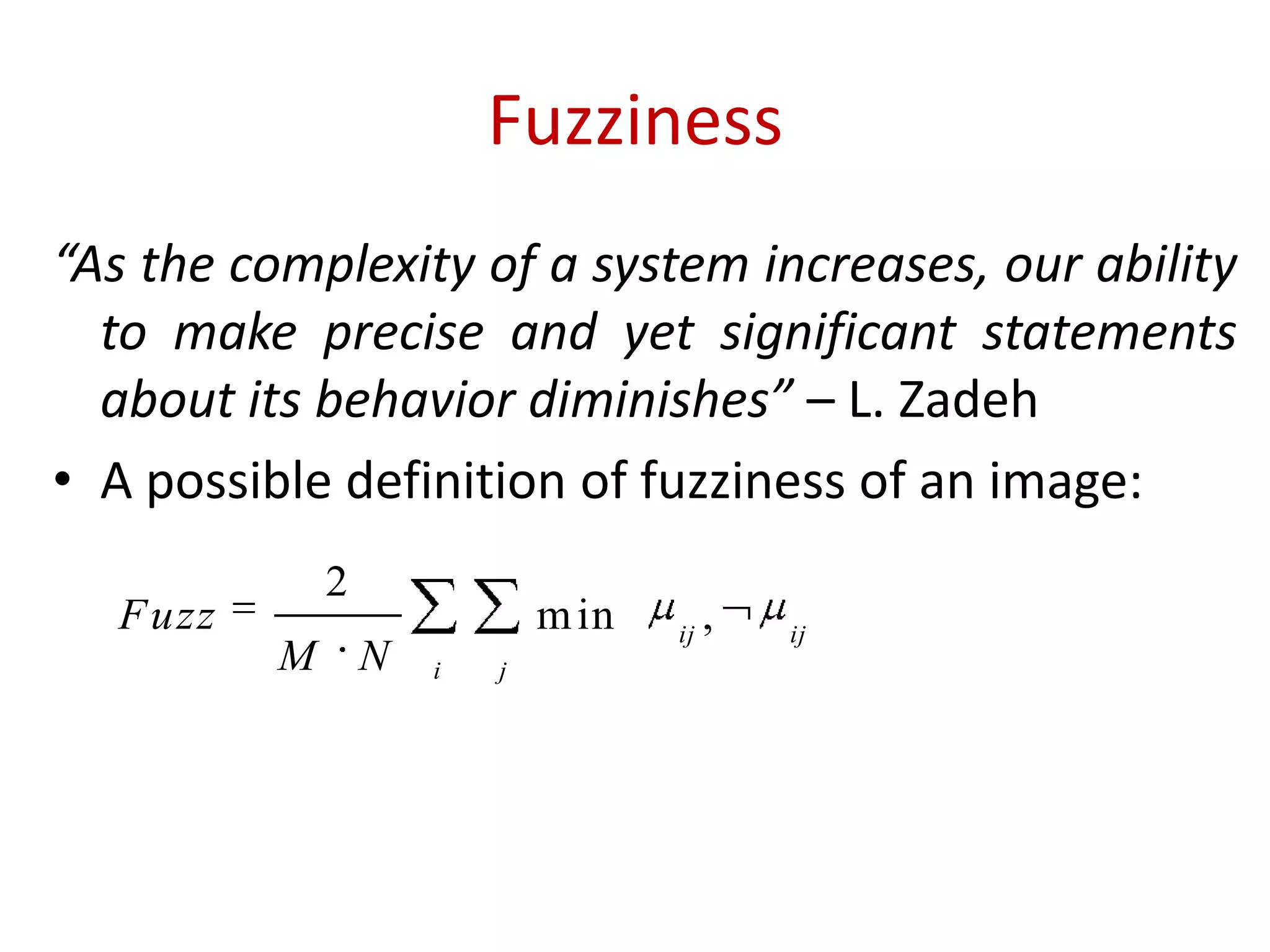 Fuzzy Logic Ppt | PPTX