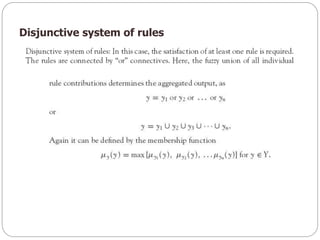 Disjunctive system of rules
 
