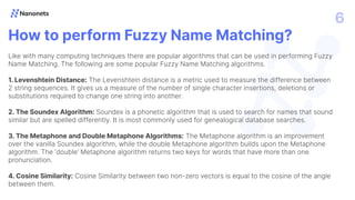 Fuzzy Matching or Fuzzy Logic Explained | PDF