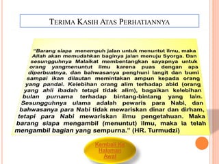 TERIMA KASIH ATAS PERHATIANNYA
Kembali Ke
Halaman
Awal
 
