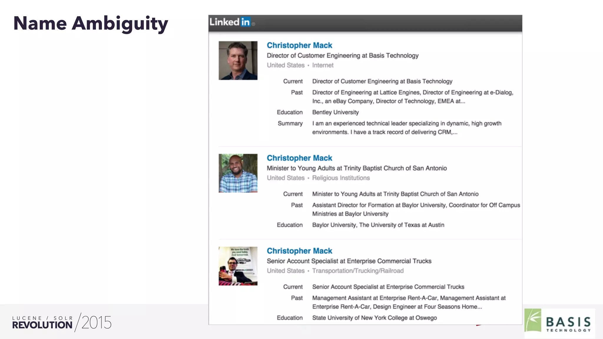 10
01
Name Ambiguity
 