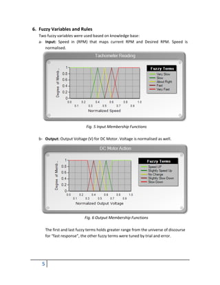 Design and Implementation of DC Motor Speed Control using Fuzzy Logic | PDF