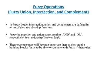 Fuzzy logic’s main concept is to improve the precision/accuracy | PPT