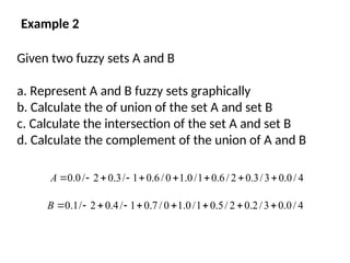 Fuzzy logic’s main concept is to improve the precision/accuracy | PPT