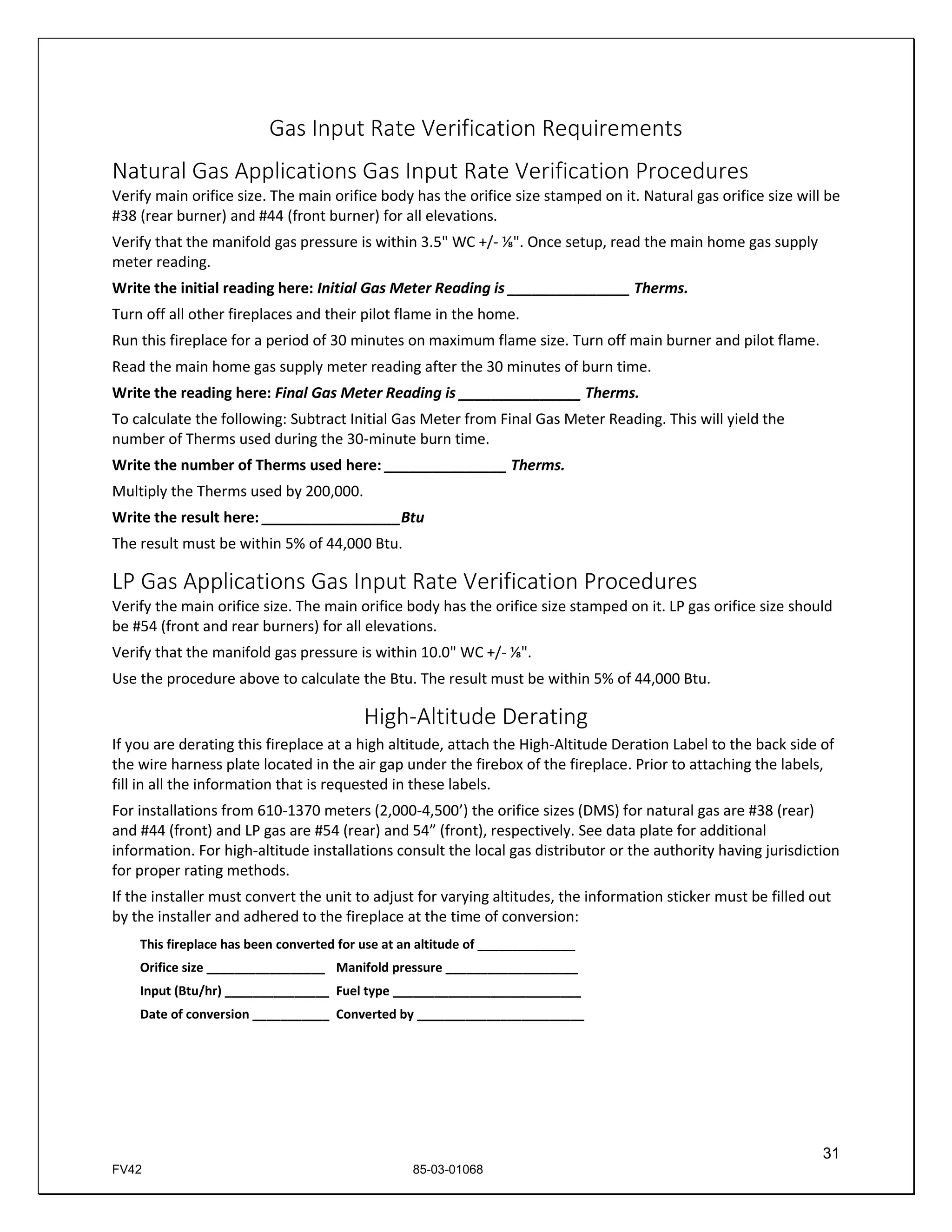 Fv42 installation and operating manual 0518 | PDF