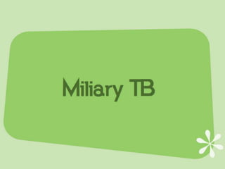 Cutaneous Tuberculosis