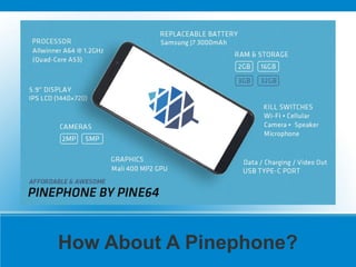 How About A Pinephone?
 