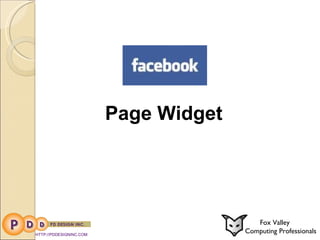 HTTP://PDDESIGNINC.COM Fox Valley  Computing Professionals Page Widget  