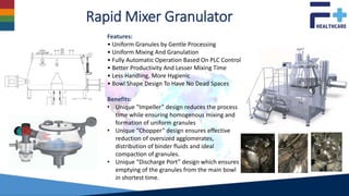 The Best Granulation Equipment Manufacturer - Fve Healthcare