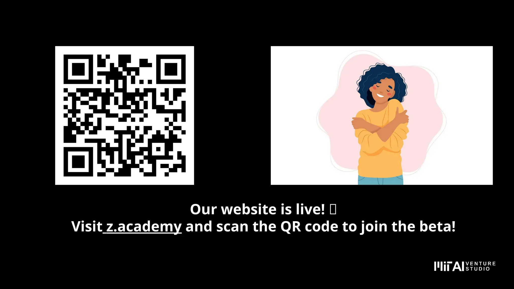 Our website is live! 🌟
Visit z.academy and scan the QR code to join the beta!
 