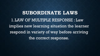 Subordinate Learning fvhgfh.pptx education social science education | PPTX