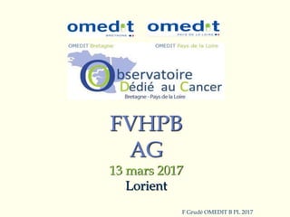 FVHPB
AG
13 mars 2017
Lorient
F Grudé OMEDIT B PL 2017
 
