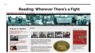 Reading: Wherever There’s a Fight
 