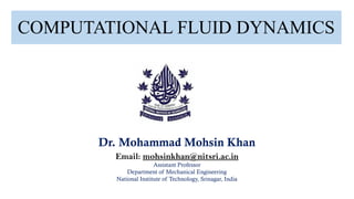 Finite Volume Method of Computational Fluid Dynamics | PPTX