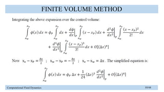 Finite Volume Method of Computational Fluid Dynamics | PPTX