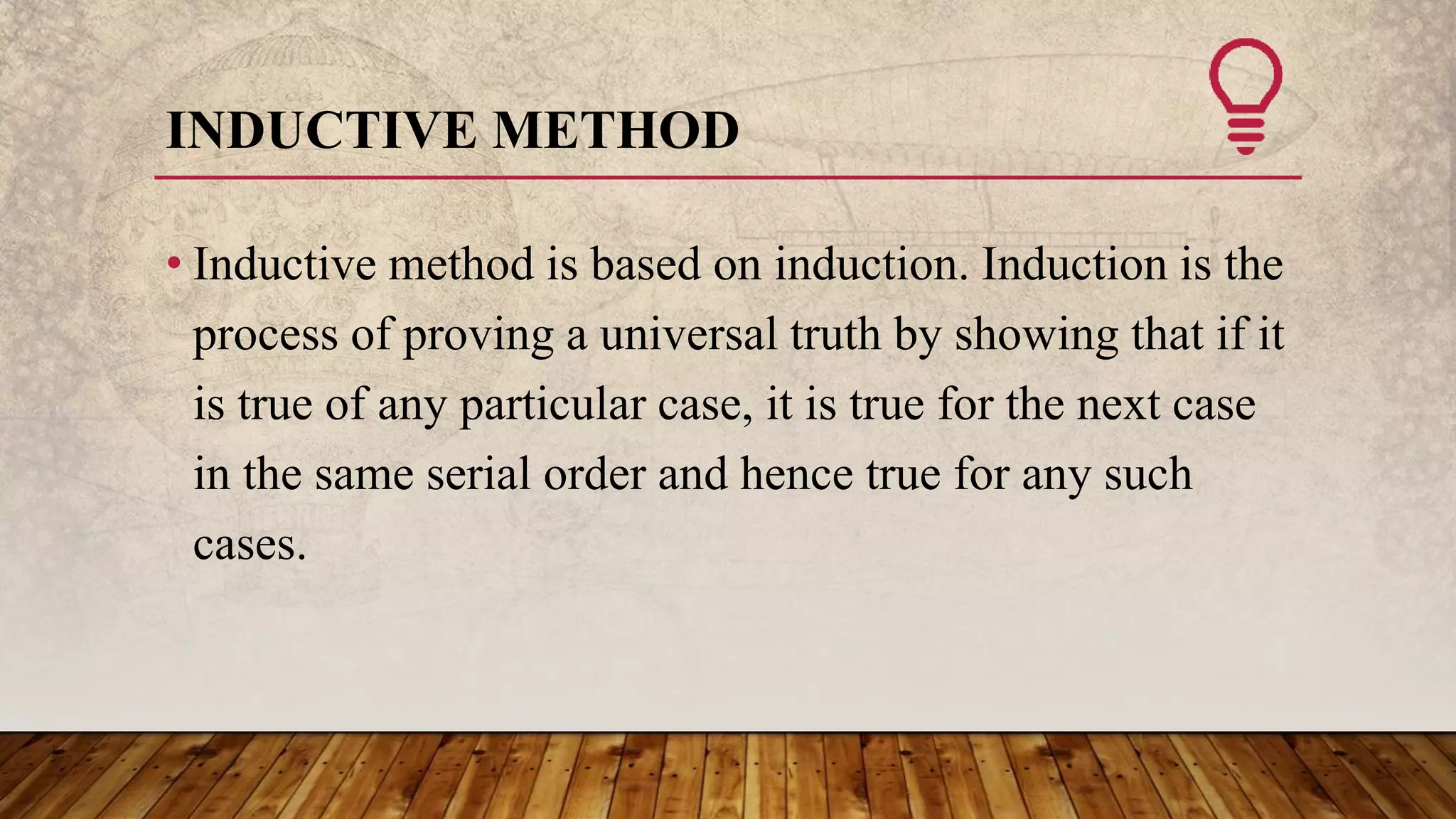 Deductive and inductive method ppt | PPTX