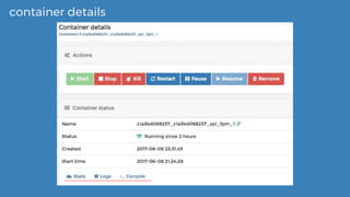 container details
 