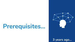 Prerequisites...
3 years ago...
 