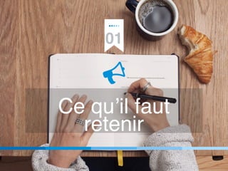 Ce qu’il faut
retenir
01
 