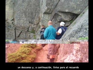 un descanso y, a continuación, fotos para el recuerdo  