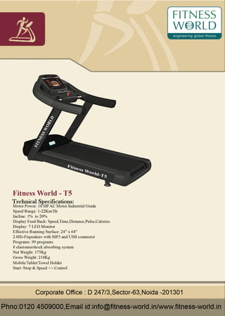 Fw t5-treadmill